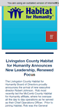 Mobile Screenshot of livingstonhabitat.org
